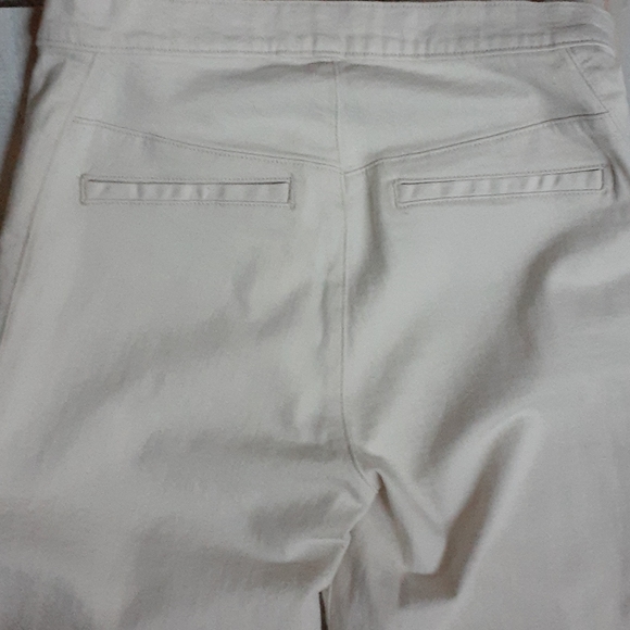 J. Crew High Rise Ecru Flare Jeans - Picture 5 of 10